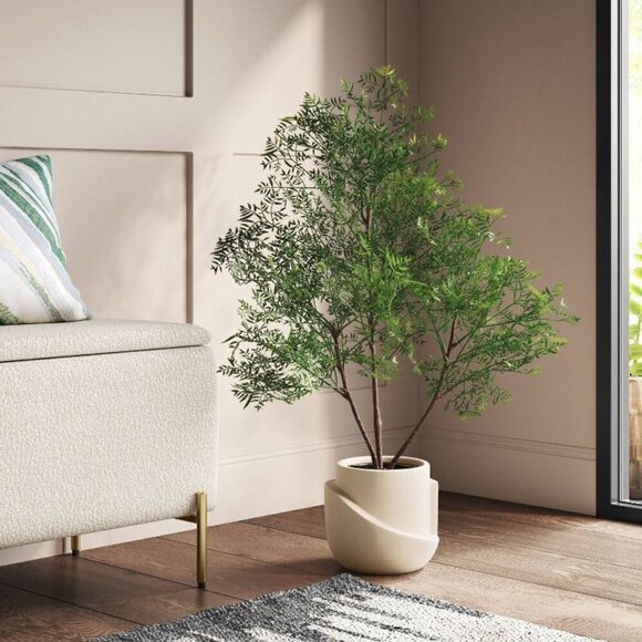 Threshold Luxe Mini Tree in Geometric Pot Geo Planter 27.5" - Target Spring 2025 - Picture 2 of 6